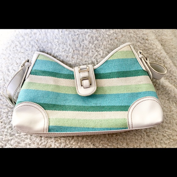 Croft and Barrow retro multi colored bag - Picture 1 of 6